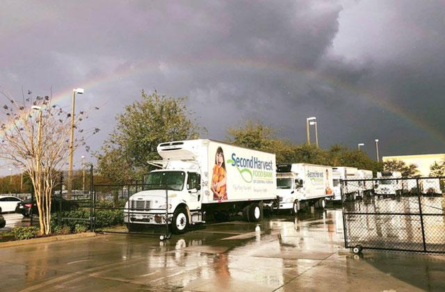 Second Harvest Food Back reminds everyone that there is a rainbow of hope at the end of every storm. Photo/Second Harvest Food Bank