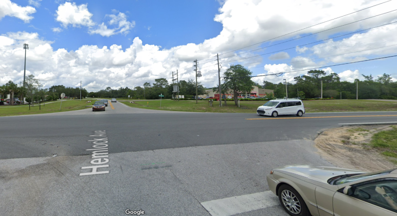 Hemlock Avenue in Poinciana at the Marigold Avenue intersection will be closed for what officials say will be 45 days to add dedicated turn lanes on Marigold Avenue. GOOGLE MAPS
