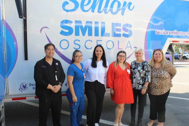 The Senior Smiles program got its start last year in district 2 when Commissioner Viviana Janer helped spearhead it and is expanding to districts 3 and 4 with the help of Commissioners Brandon Arrington and Cheryl Grieb. PHOTO/KEN JACKSON