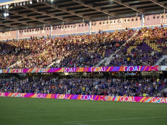 Solid crowd at Inter&Co Stadium to see Orlando City knock off the Chicago Fire 4-2 in MLS action. PHOTO/MARIO CASAMALHUAPA